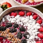 Acai Bowl Pinterest image.