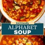 Alphabet soup Pinterest image.