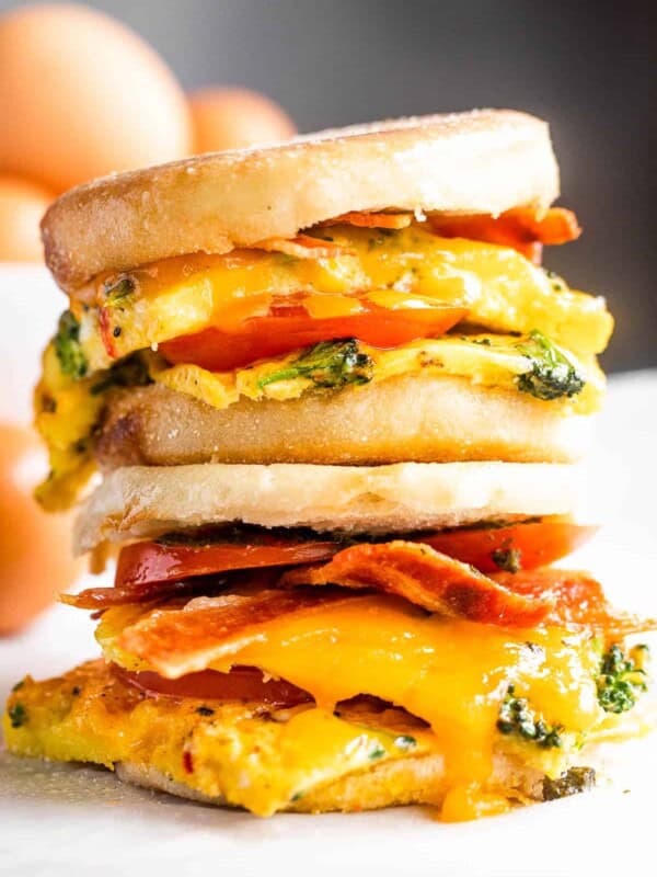 english muffin breakfast sandwiches