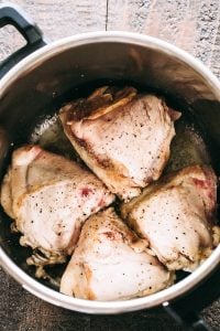 Instant Pot Honey Garlic Chicken Recipe - Sweet, savory, tender and OH SO juicy chicken thighs prepared with the most amazing honey garlic sauce and cooked in an Instant Pot. Dinner, from start to finish, will be ready in 30 minutes!