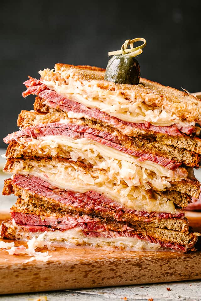 A Reuben sandwich