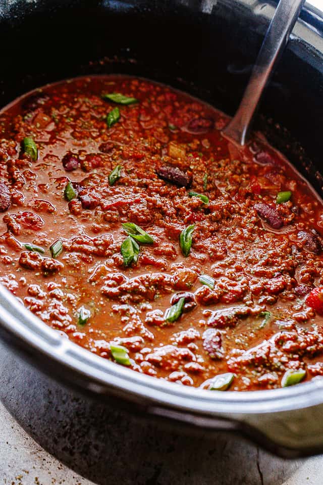 Slow Cooker Beef Chili