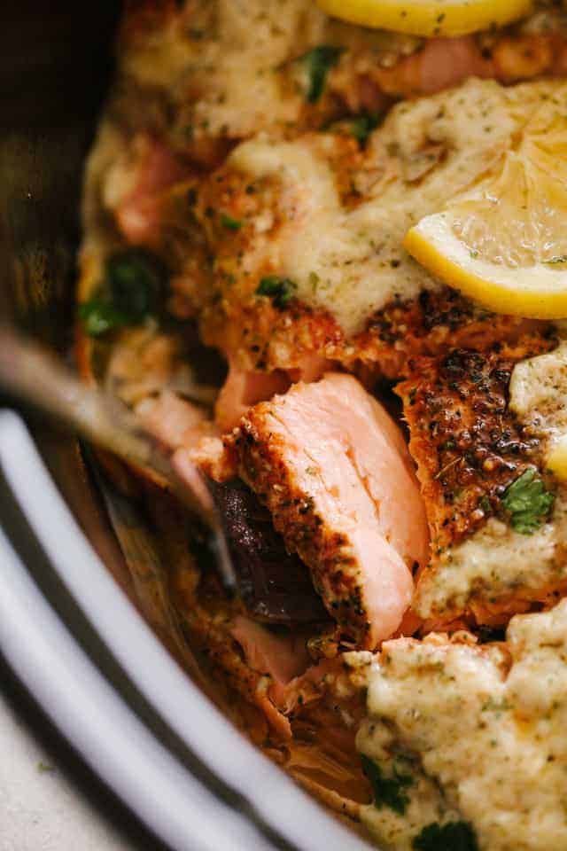 Slow Cooker Salmon