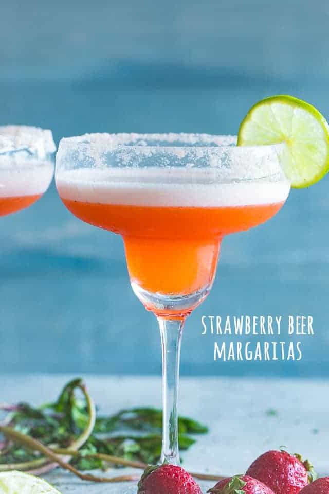 Strawberry Beer Margaritas Recipe | Easy Summer Cocktail Recipe