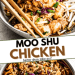 moo shu chicken two picture collage pinterest image